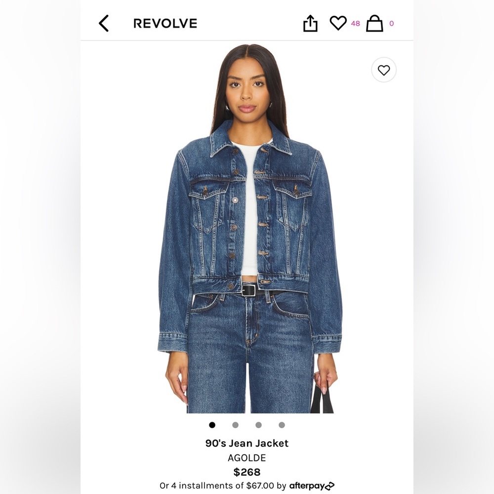 Agolde denim jacket